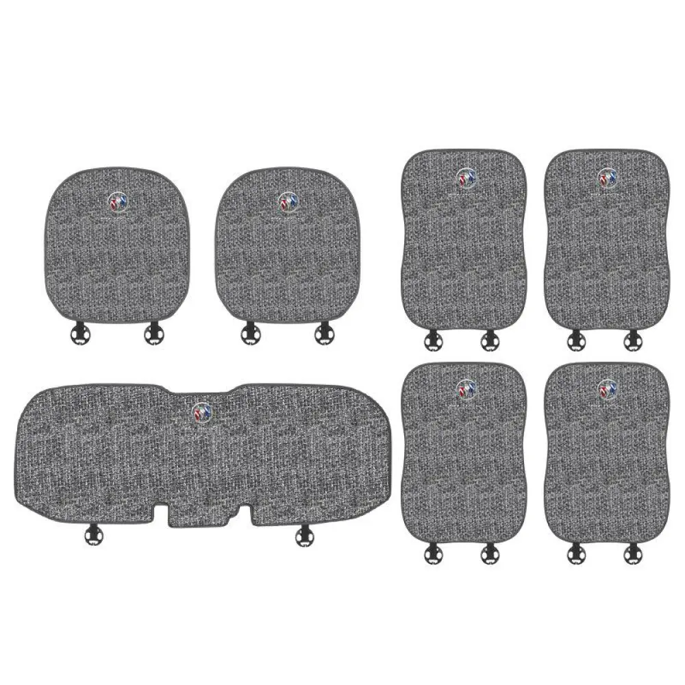 Suitable For Buick Car Linen Back Cushion Seat Cushion Gray