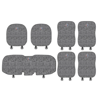 Suitable For Buick Car Linen Back Cushion Seat Cushion Gray 01