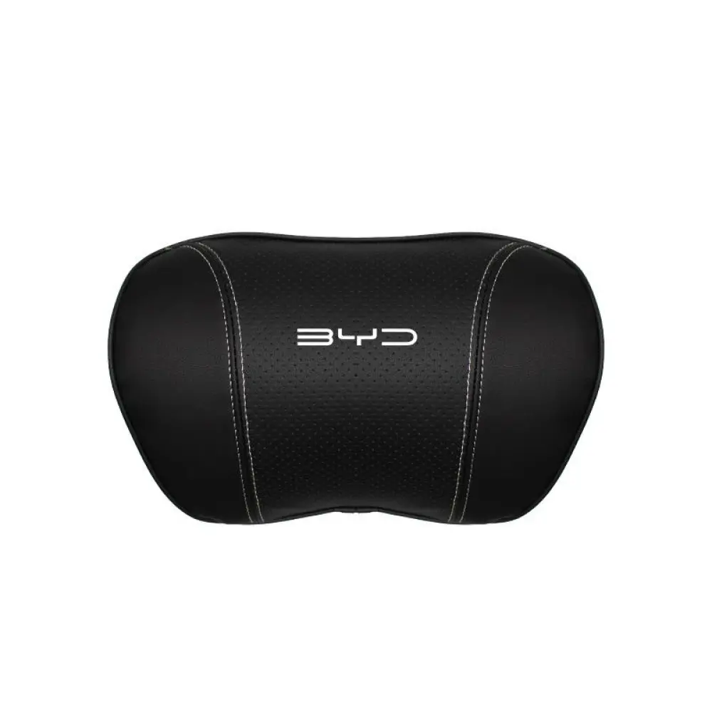 Suitable For Byd Car Nappa Memory Foam Seat Headrest Lumbar Pillow Black