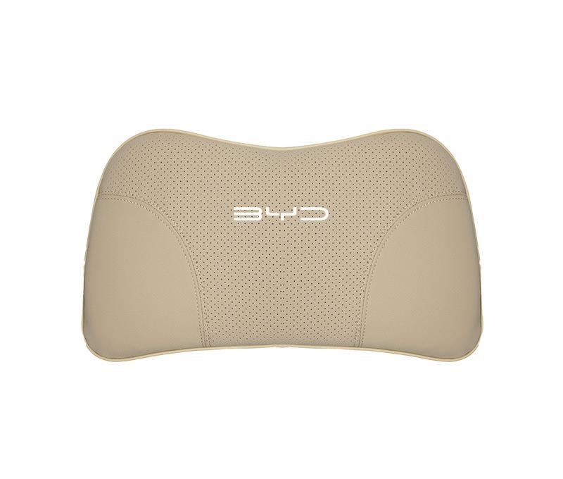 Suitable For Byd Car Nappa Memory Foam Seat Headrest Lumbar Pillow Off-White