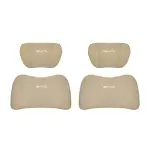 Suitable For Byd Car Nappa Memory Foam Seat Headrest Lumbar Pillow Off-White