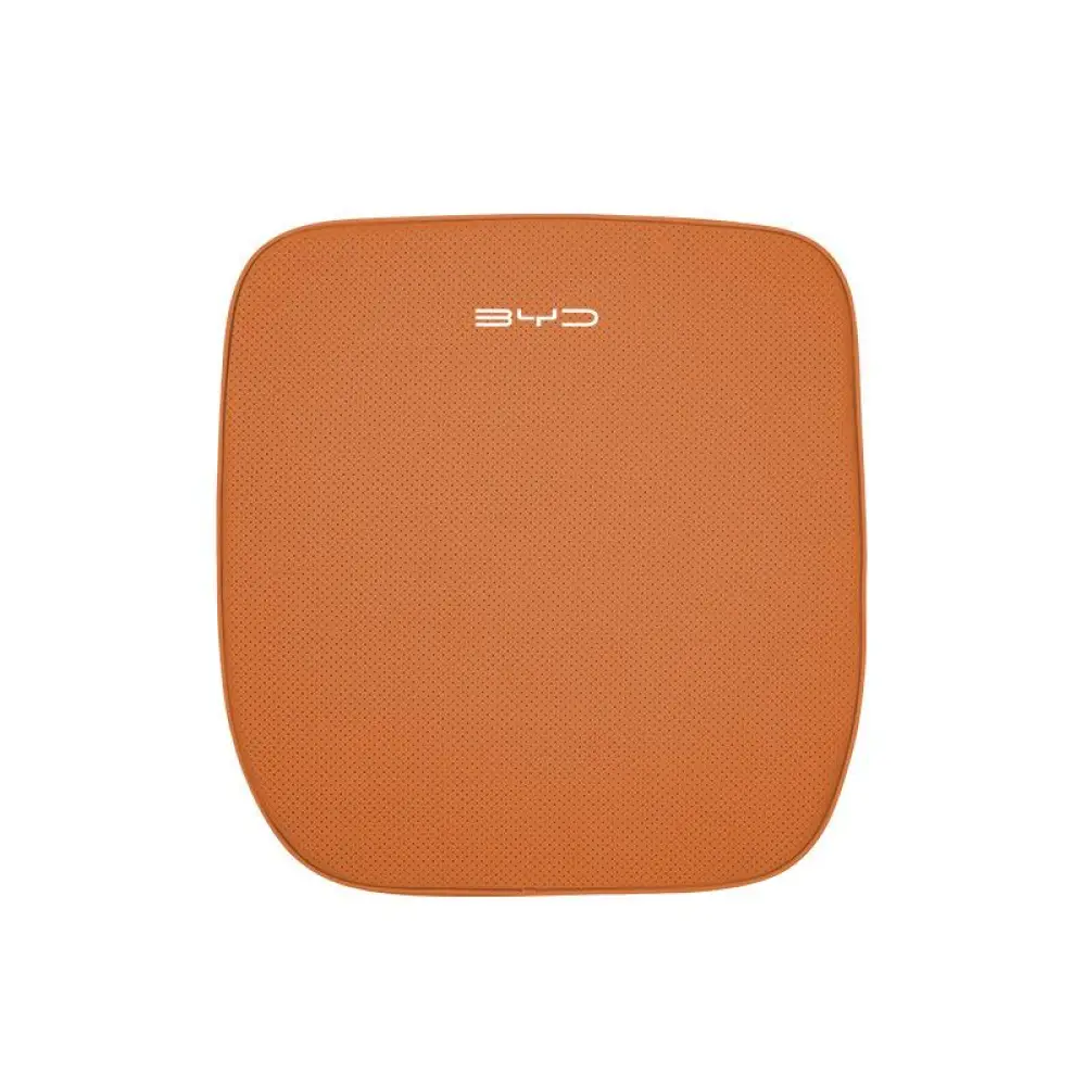 Suitable For Byd Car Nappa Memory Foam Seat Headrest Lumbar Pillow Orange