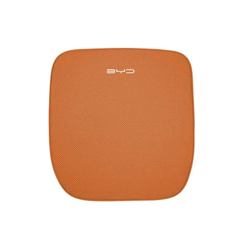 Suitable For Byd Car Nappa Memory Foam Seat Headrest Lumbar Pillow Orange