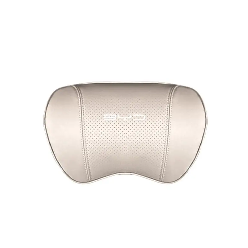 Suitable For Byd Car Nappa Memory Foam Seat Headrest Lumbar Pillow White