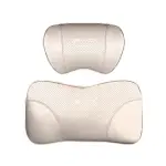 Suitable For Byd Car Nappa Memory Foam Seat Headrest Lumbar Pillow White