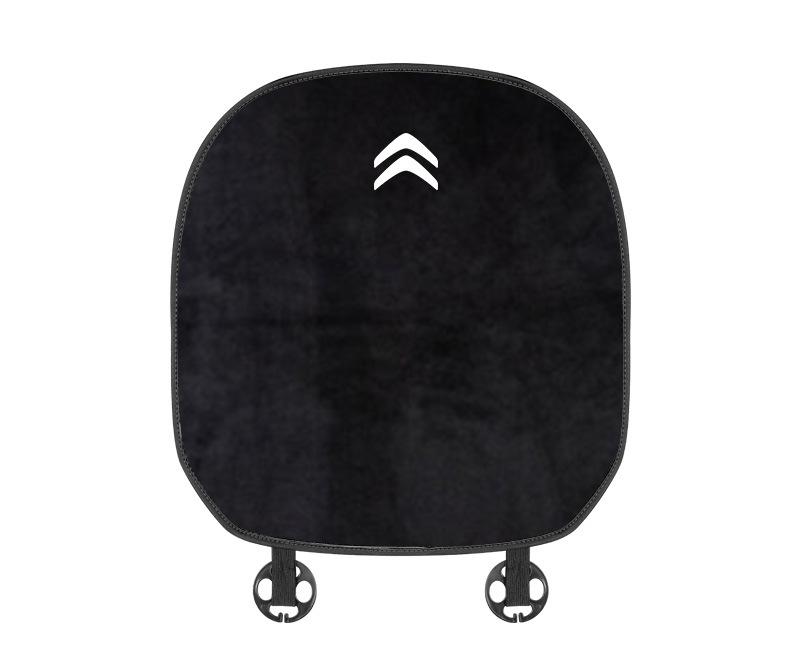Suitable For Citroen Car Flannel Back Cushion Seat Cushion Black
