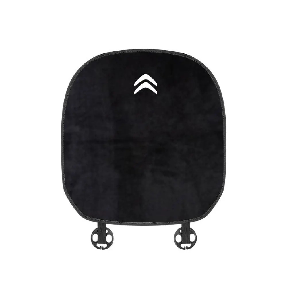 Suitable For Citroen Car Flannel Back Cushion Seat Cushion Black