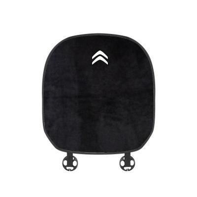 Suitable For Citroen Car Flannel Back Cushion Seat Cushion Black 02