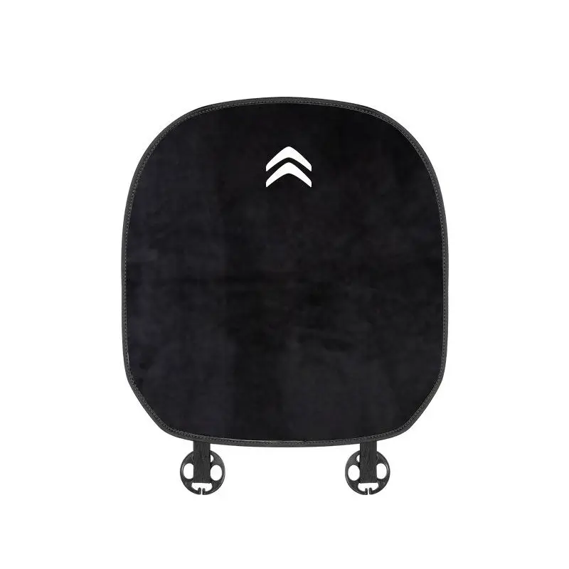 Suitable For Citroen Car Flannel Back Cushion Seat Cushion Black