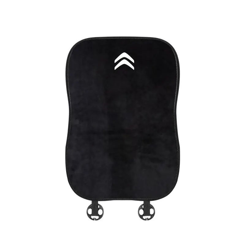 Suitable For Citroen Car Flannel Back Cushion Seat Cushion Black