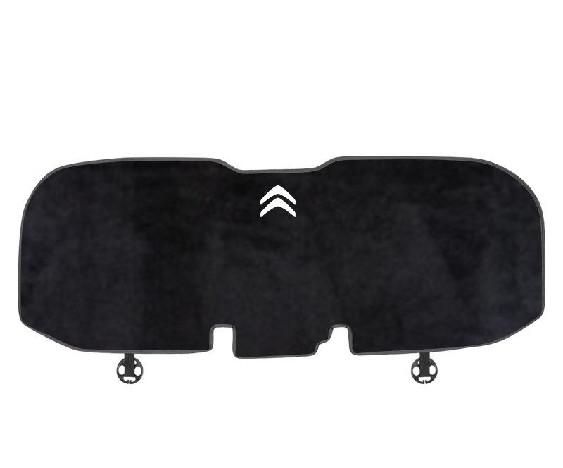 Suitable For Citroen Car Flannel Back Cushion Seat Cushion Black