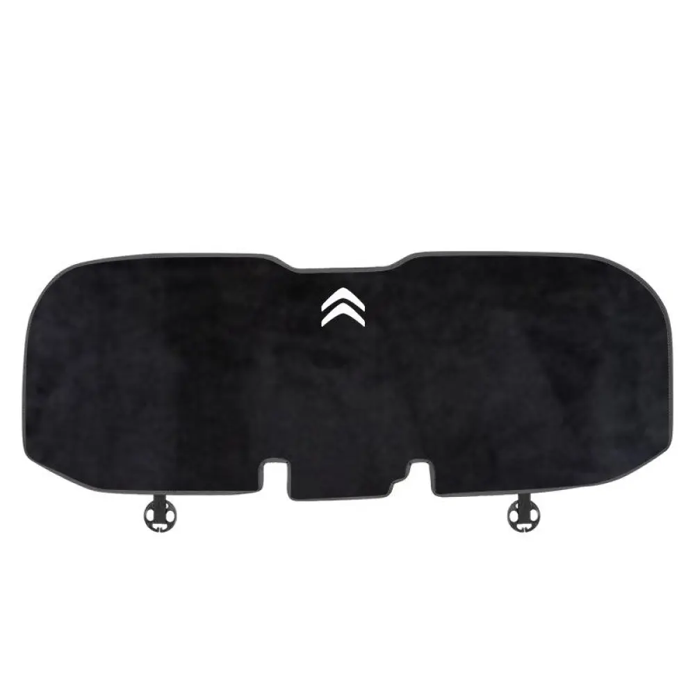 Suitable For Citroen Car Flannel Back Cushion Seat Cushion Black