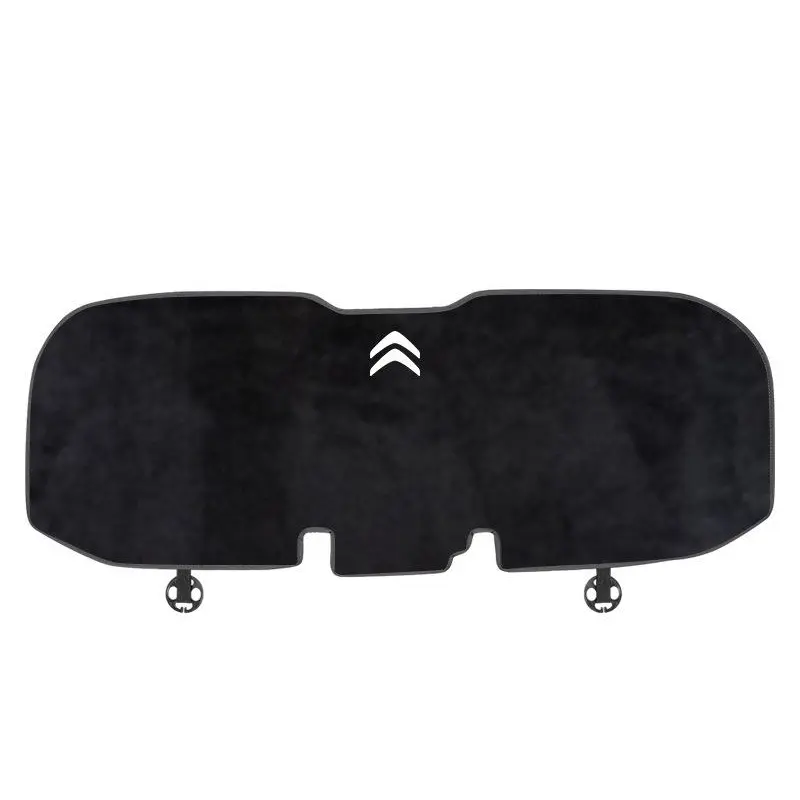 Suitable For Citroen Car Flannel Back Cushion Seat Cushion Black