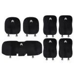 Suitable For Citroen Car Flannel Back Cushion Seat Cushion Black