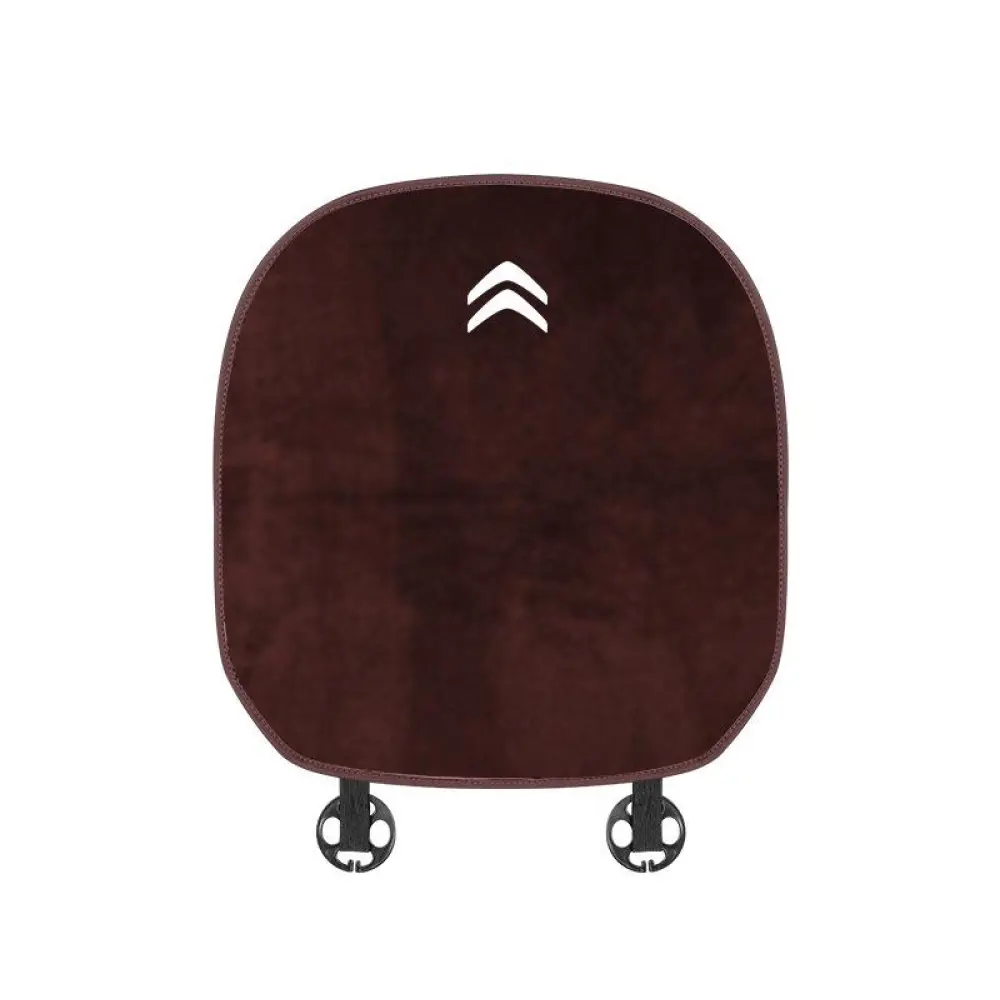 Suitable For Citroen Car Flannel Back Cushion Seat Cushion Brown