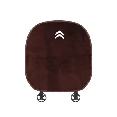 Suitable For Citroen Car Flannel Back Cushion Seat Cushion Brown 02