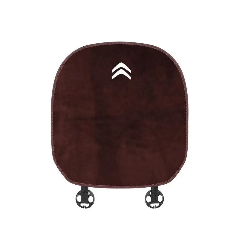 Suitable For Citroen Car Flannel Back Cushion Seat Cushion Brown