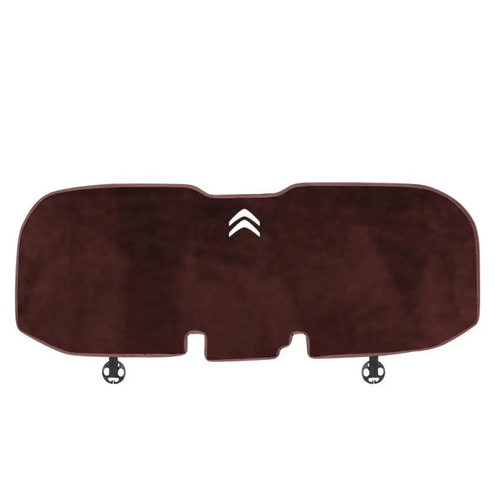 Suitable For Citroen Car Flannel Back Cushion Seat Cushion Brown