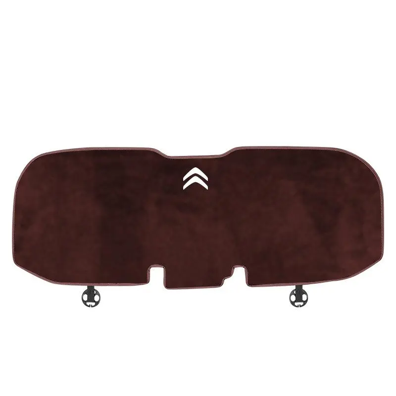 Suitable For Citroen Car Flannel Back Cushion Seat Cushion Brown