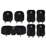 Suitable For FAWHaima Car Flannel Back Cushion Seat Cushion Black