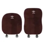 Suitable For FAWHaima Car Flannel Back Cushion Seat Cushion Brown