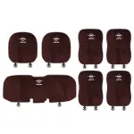 Suitable For FAWHaima Car Flannel Back Cushion Seat Cushion Brown