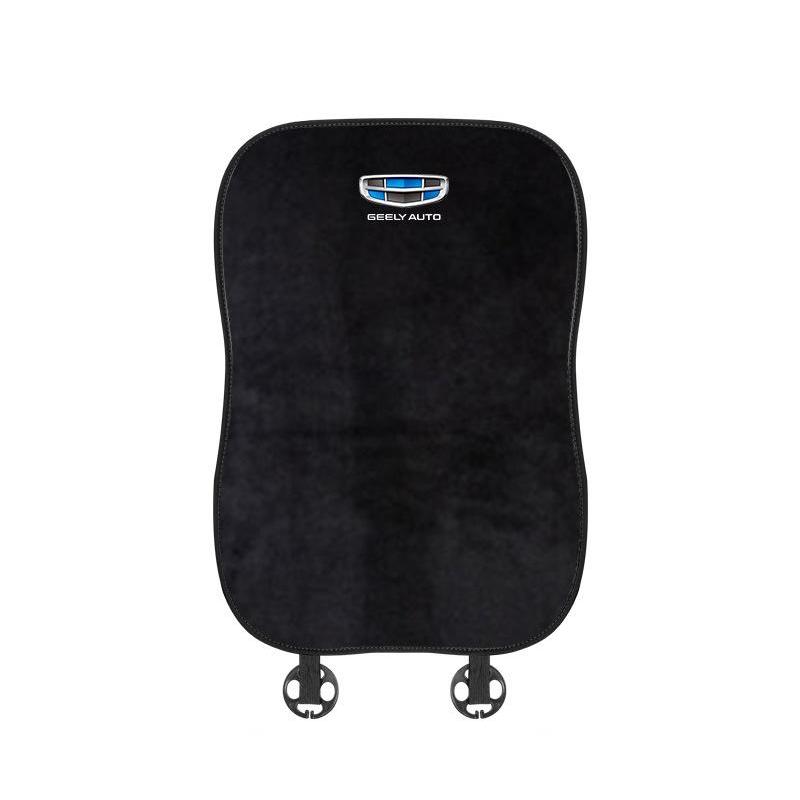 Suitable For Geely Car Flannel Back Cushion Black