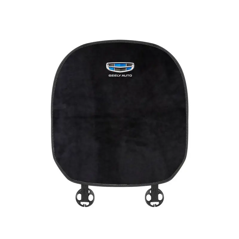 Suitable For Geely Car Flannel Back Cushion Black
