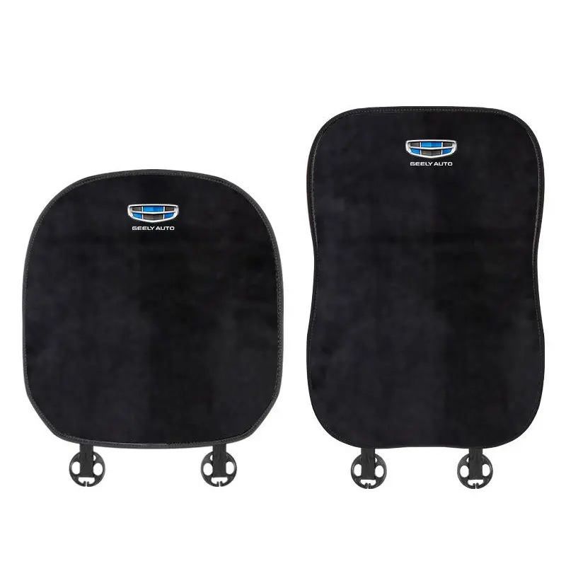 Suitable For Geely Car Flannel Back Cushion Black