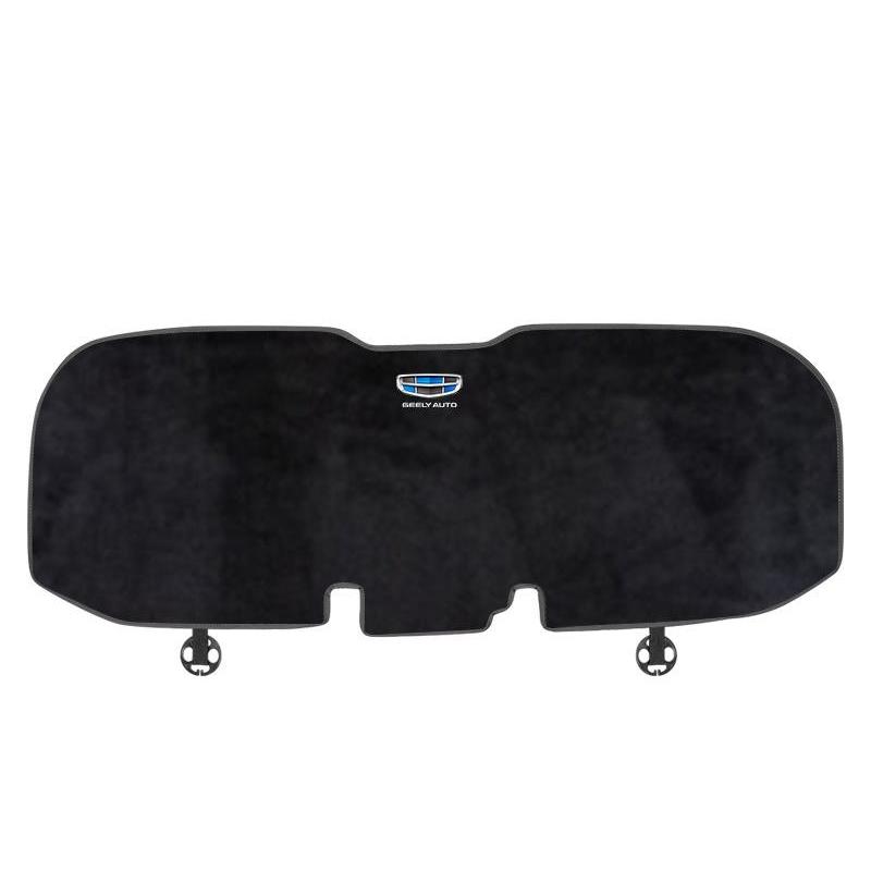 Suitable For Geely Car Flannel Back Cushion Black