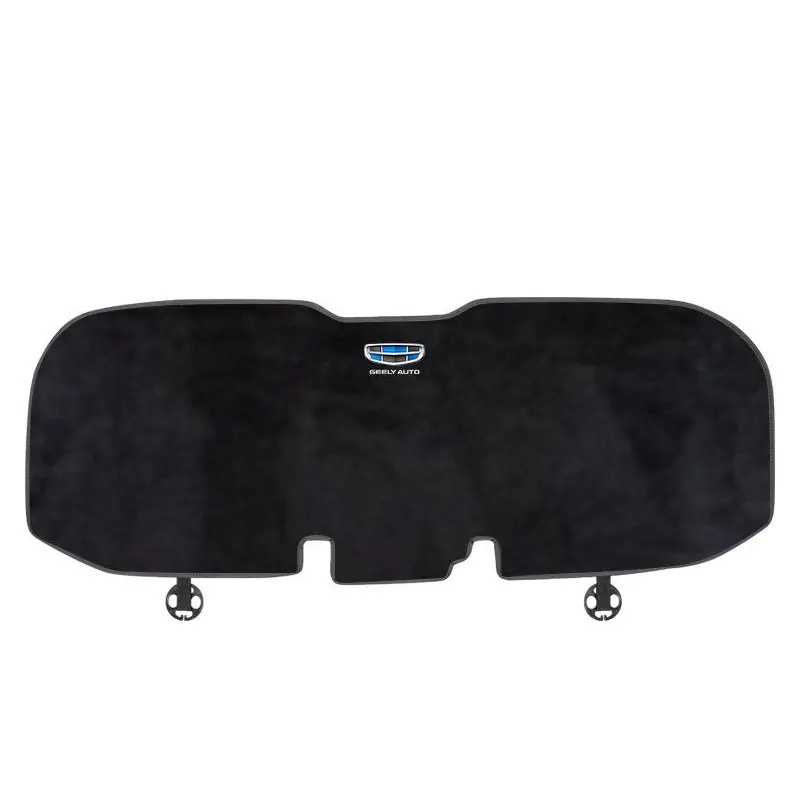 Suitable For Geely Car Flannel Back Cushion Black