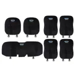 Suitable For Geely Car Flannel Back Cushion Black
