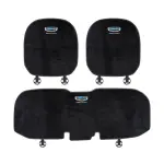 Suitable For Geely Car Flannel Back Cushion Black