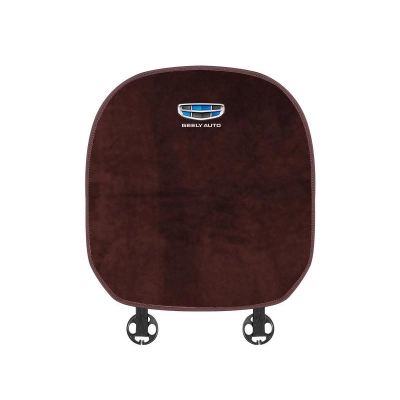 Suitable For Geely Car Flannel Back Cushion Brown 02