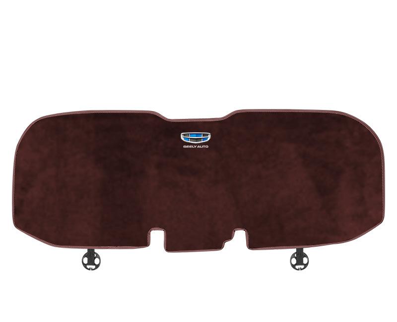 Suitable For Geely Car Flannel Back Cushion Brown