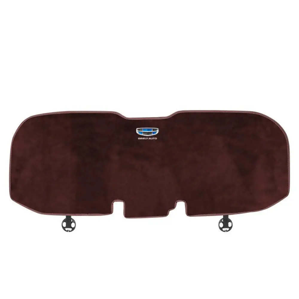 Suitable For Geely Car Flannel Back Cushion Brown