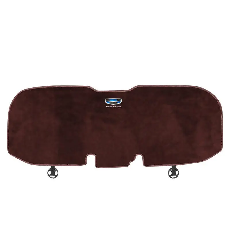 Suitable For Geely Car Flannel Back Cushion Brown
