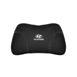 Suitable For Hyundai Car Nappa Memory Foam Seat Headrest Lumbar Pillow Black