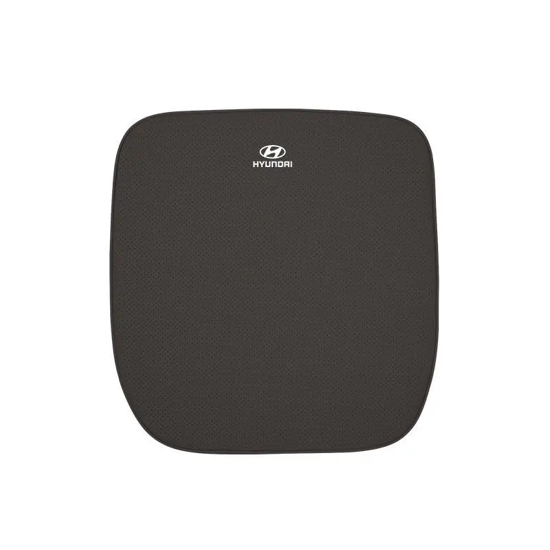 Suitable For Hyundai Car Nappa Memory Foam Seat Headrest Lumbar Pillow Coffee Color