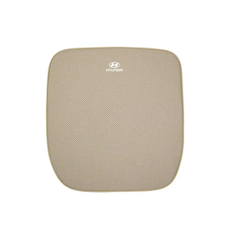 Suitable For Hyundai Car Nappa Memory Foam Seat Headrest Lumbar Pillow Off-White