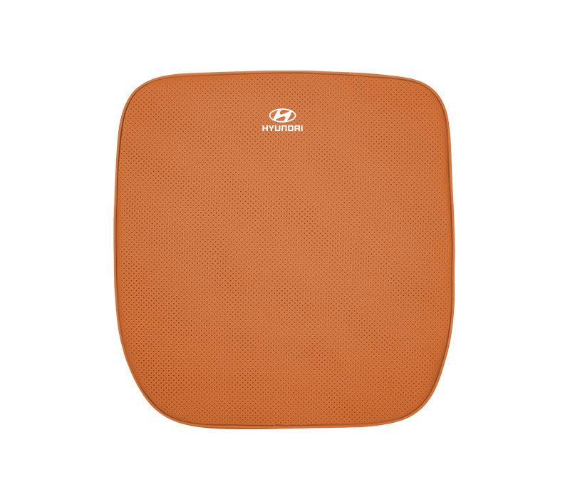 Suitable For Hyundai Car Nappa Memory Foam Seat Headrest Lumbar Pillow Orange