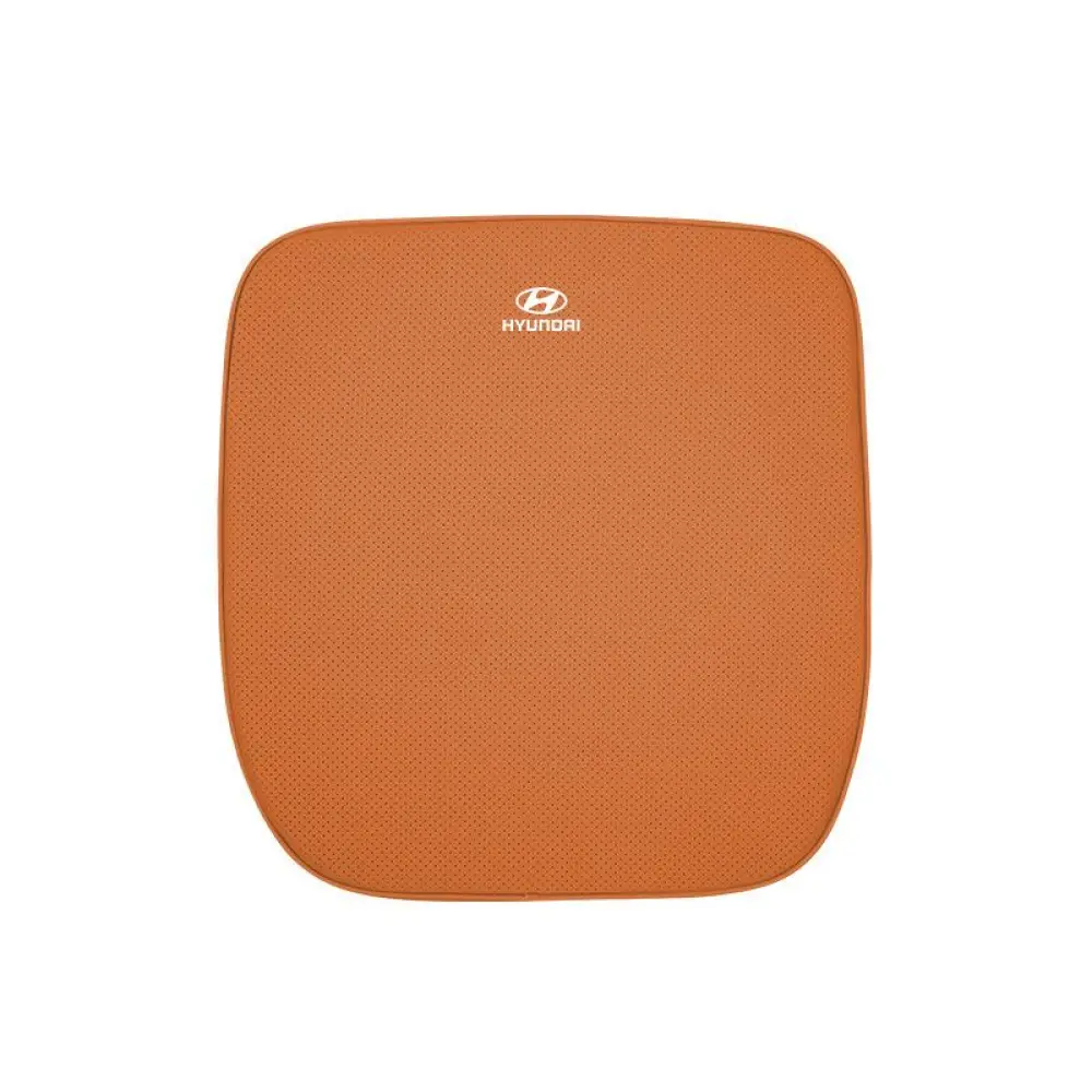 Suitable For Hyundai Car Nappa Memory Foam Seat Headrest Lumbar Pillow Orange