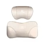 Suitable For Hyundai Car Nappa Memory Foam Seat Headrest Lumbar Pillow White