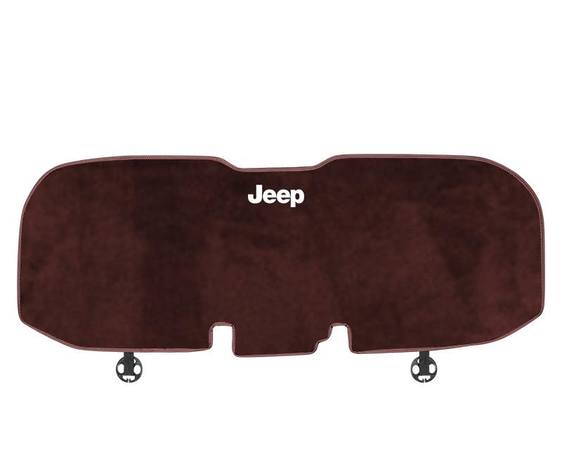 Suitable For Jeep Car Flannel Back Cushion Seat Cushion Brown