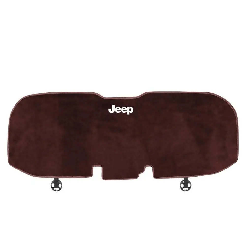 Suitable For Jeep Car Flannel Back Cushion Seat Cushion Brown