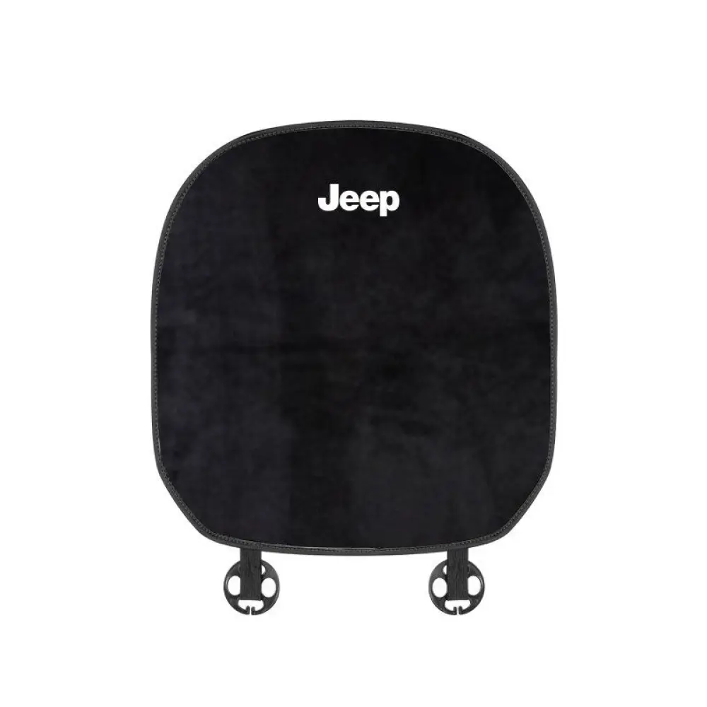 Suitable For Jeep Car Flannel Back Pad Seat Cushion Black