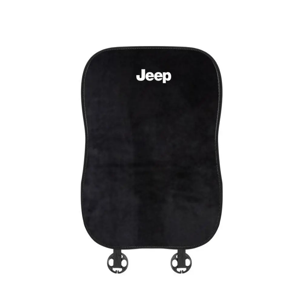 Suitable For Jeep Car Flannel Back Pad Seat Cushion Black