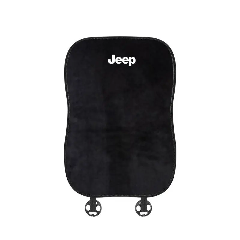 Suitable For Jeep Car Flannel Back Pad Seat Cushion Black