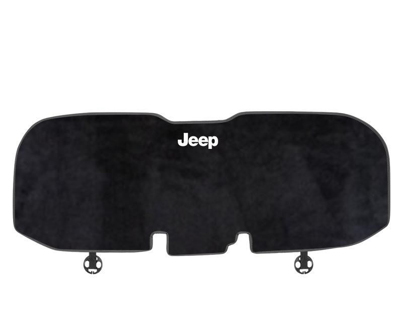 Suitable For Jeep Car Flannel Back Pad Seat Cushion Black