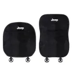 Suitable For Jeep Car Flannel Back Pad Seat Cushion Black